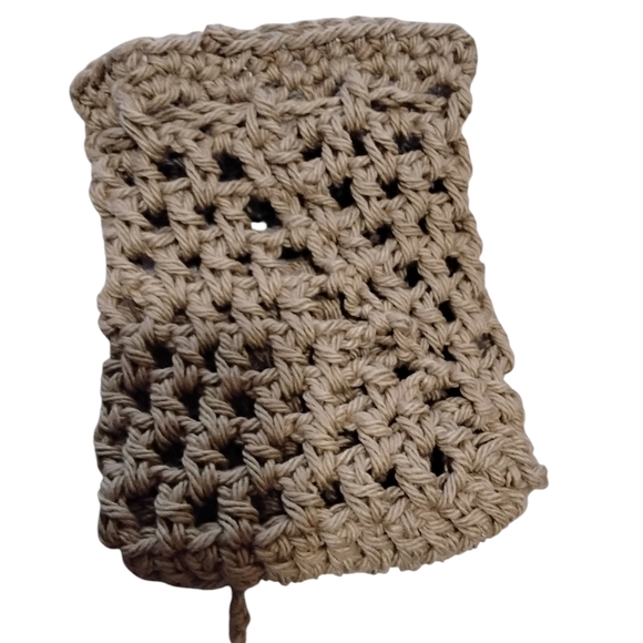 Crochet Soap Saver Handmade Hand Crafted Boho Stocking Stuffer Gifts Holiday - Picture 2 of 4